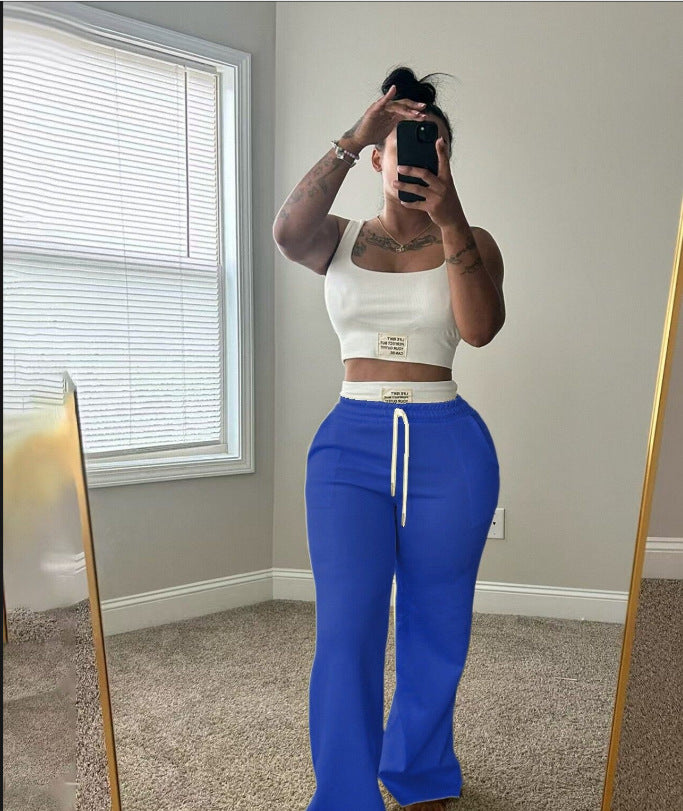 Two Piece Color Block Set