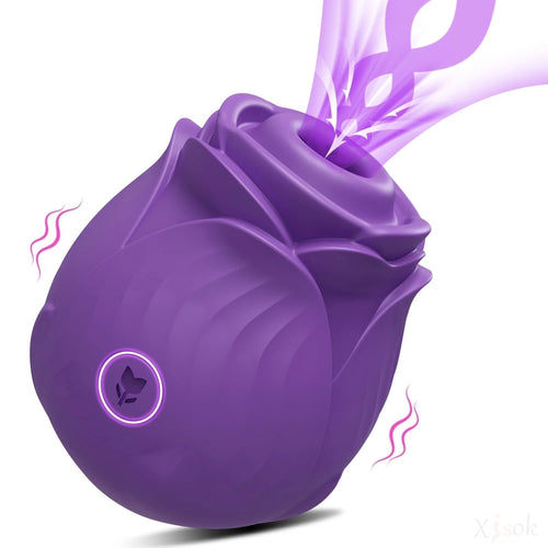 Blooming Pleasure: The Ultimate Rose Sucking Vibrator for Women & Couples 🌹💜