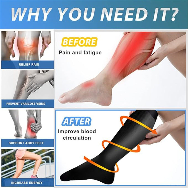 Women's Printed Compression Socks For Leg Pain