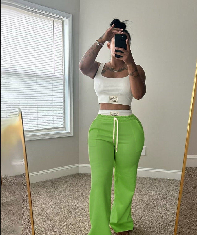 Two Piece Color Block Set
