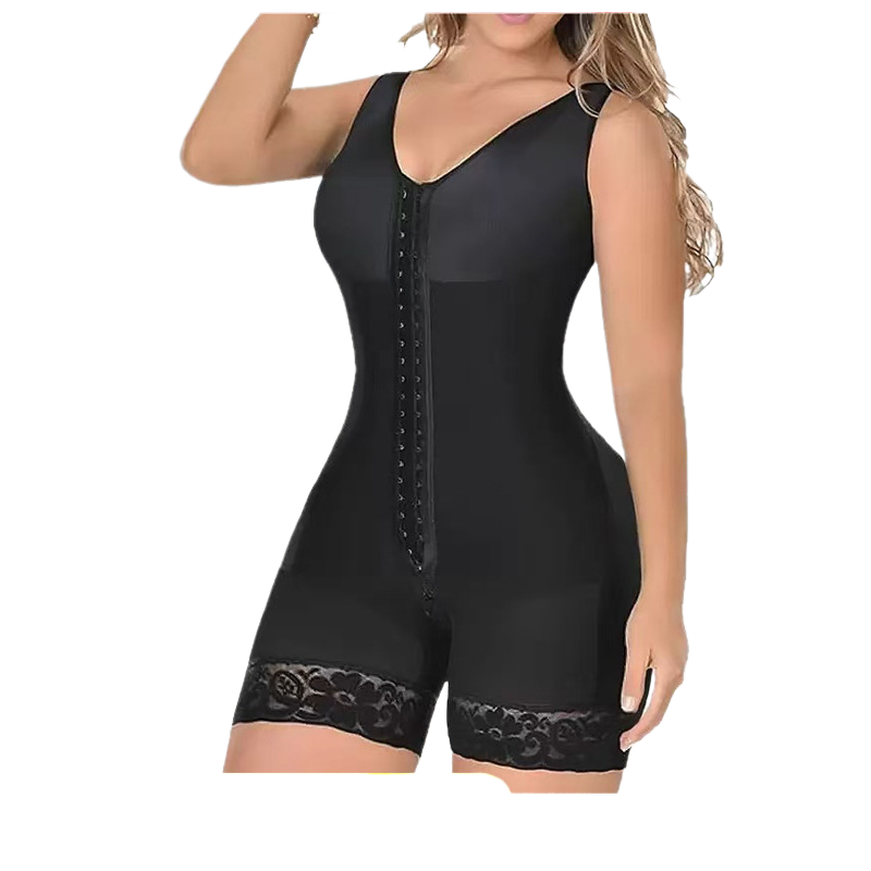 Double-Layer Abdominal Retracting Buttoned Shapewear