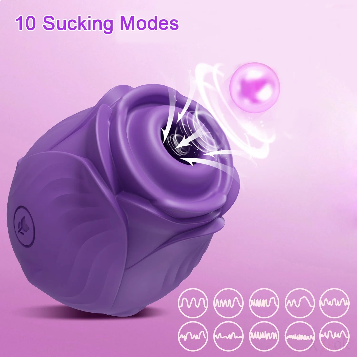 Blooming Pleasure: The Ultimate Rose Sucking Vibrator for Women & Couples 🌹💜