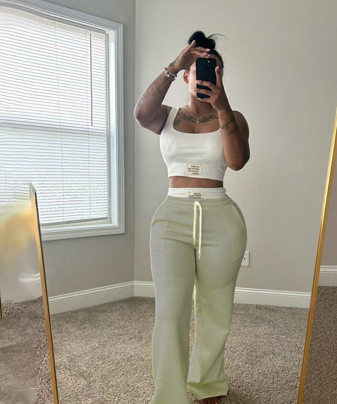 Two Piece Color Block Set
