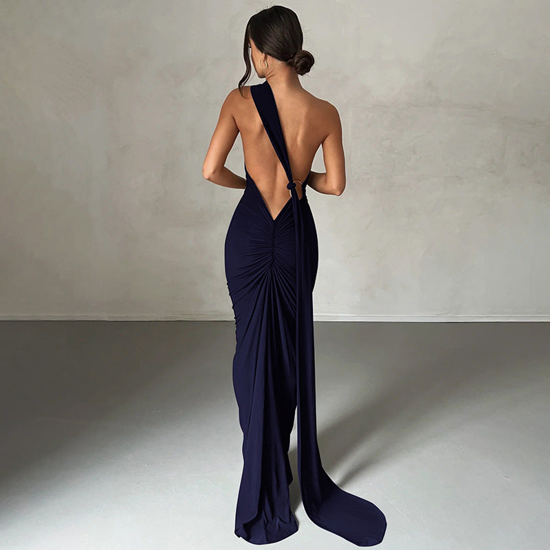 Backless Body Hugging Dress