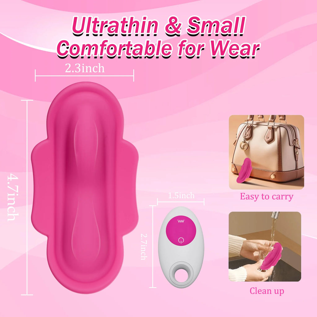 Unleash Pleasure Anywhere: Bluetooth Remote Control Vibrator for Couples - 11 Modes & Waterproof Fun!