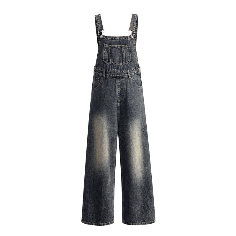 Retro Denim Oversize Women Overalls