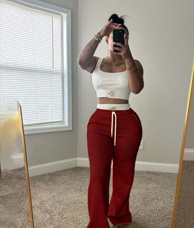 Two Piece Color Block Set