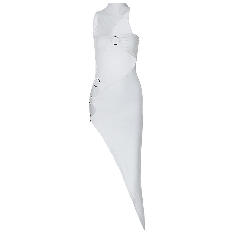 Sexy Sleeveless Asymmetric Dress