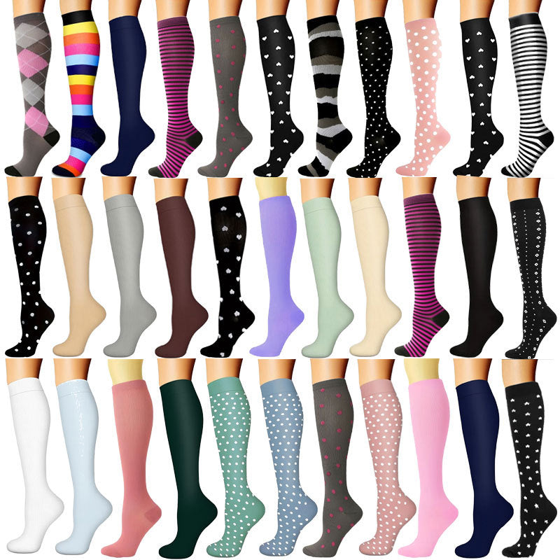 Women's Printed Compression Socks For Leg Pain