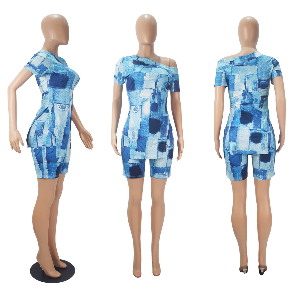 Shirt And Short Printed Sets