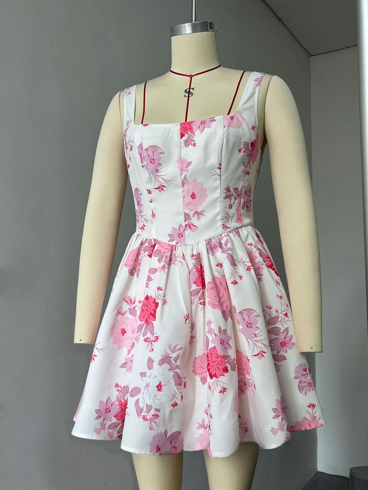 Flower Garden Halter Dress