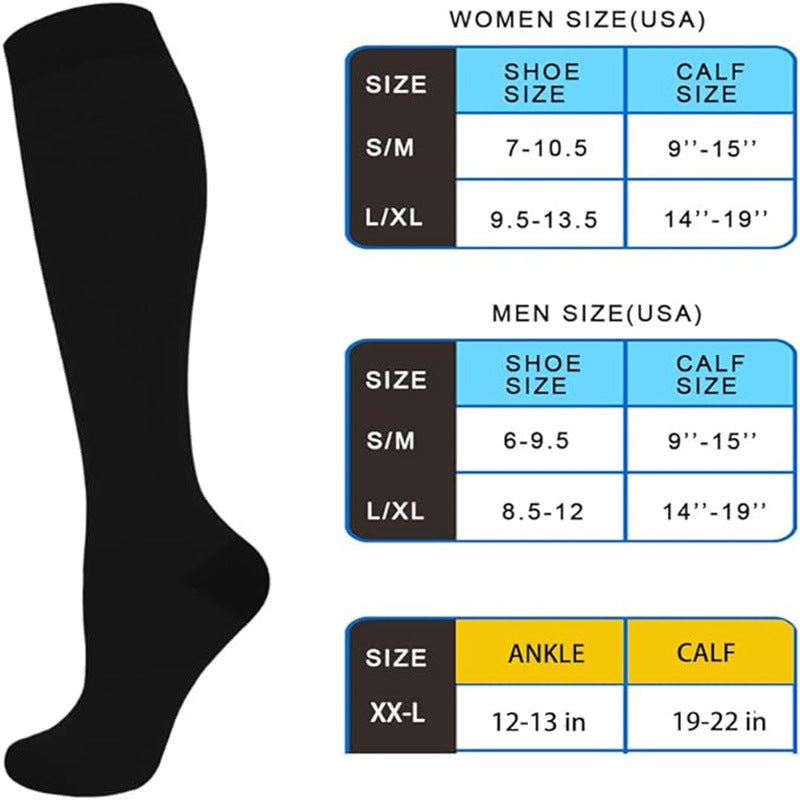 Women's Printed Compression Socks For Leg Pain