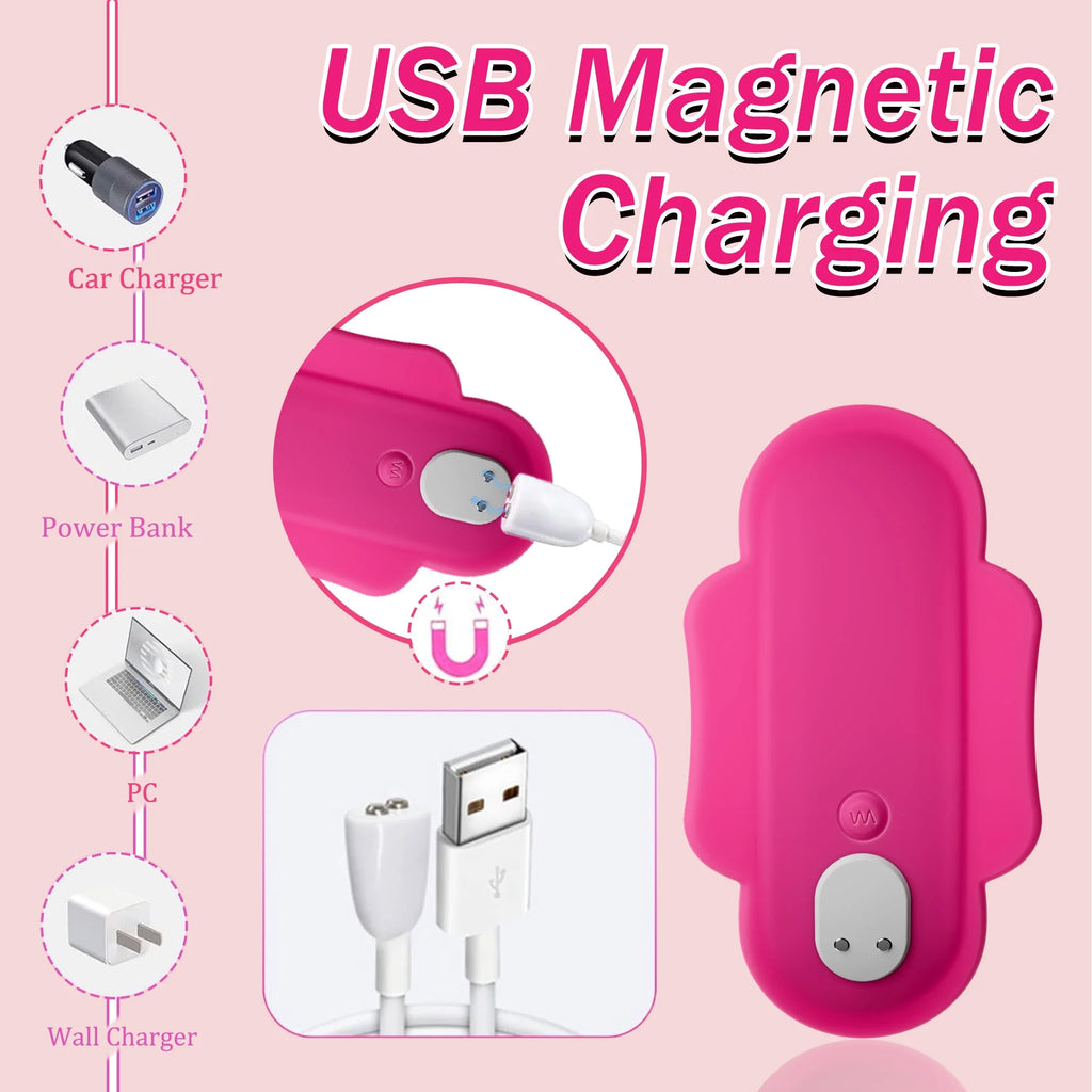 Unleash Pleasure Anywhere: Bluetooth Remote Control Vibrator for Couples - 11 Modes & Waterproof Fun!