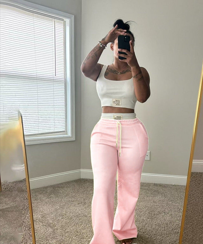 Two Piece Color Block Set