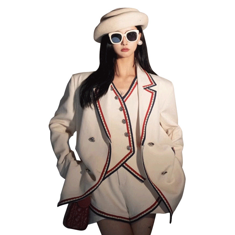 Three Piece Classy Chic Trouser Set