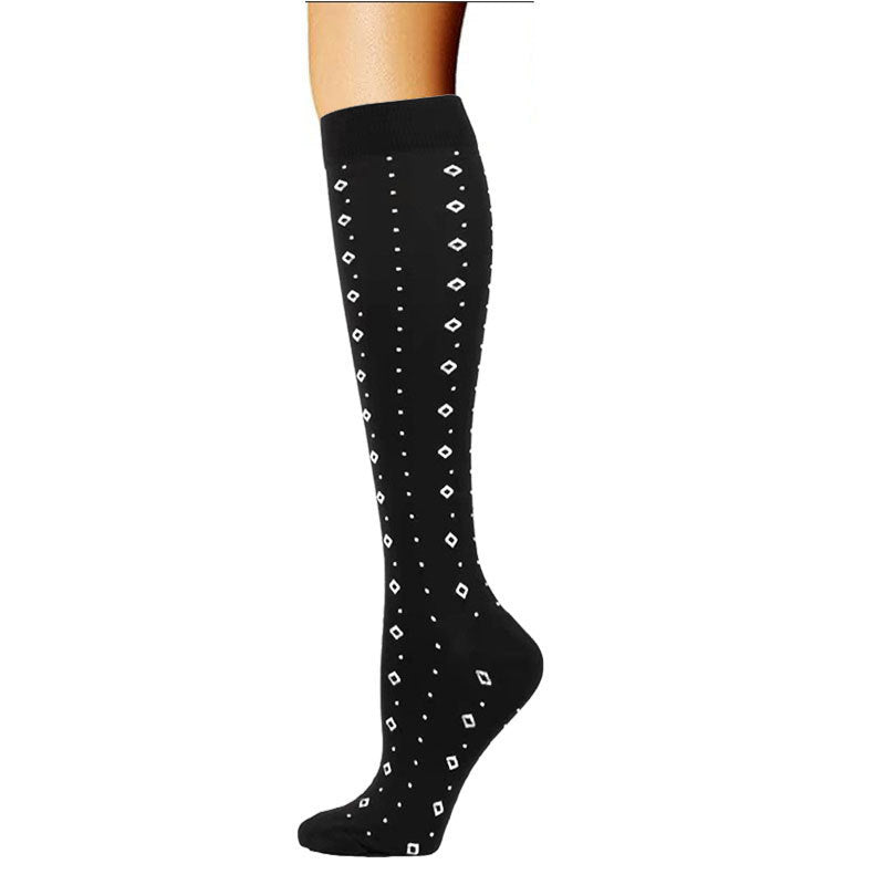 Women's Printed Compression Socks For Leg Pain