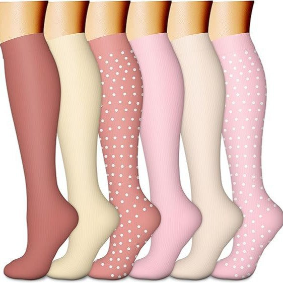 Women's Printed Compression Socks For Leg Pain