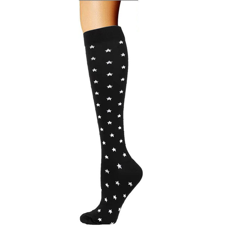 Women's Printed Compression Socks For Leg Pain