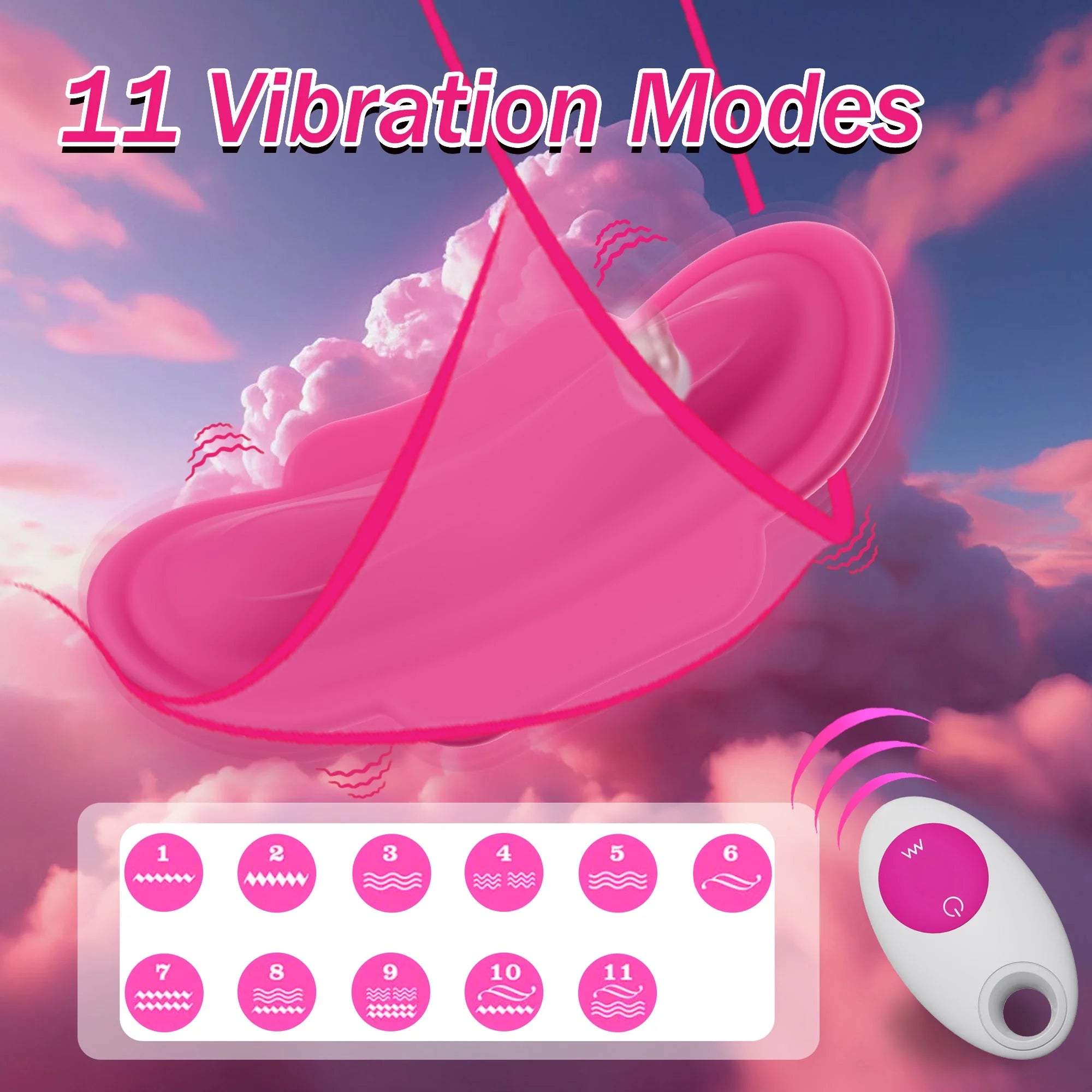 Unleash Pleasure Anywhere: Bluetooth Remote Control Vibrator for Couples - 11 Modes & Waterproof Fun!