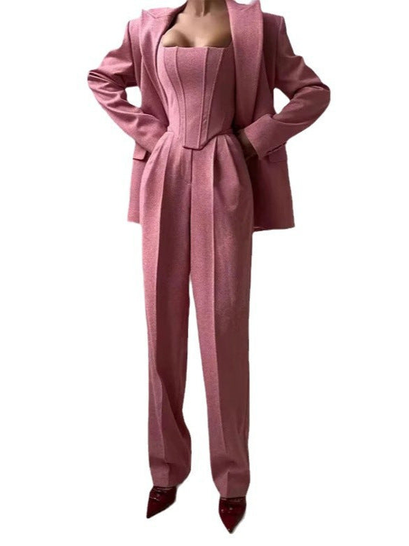 Three Piece Boss Lady Pant Suit