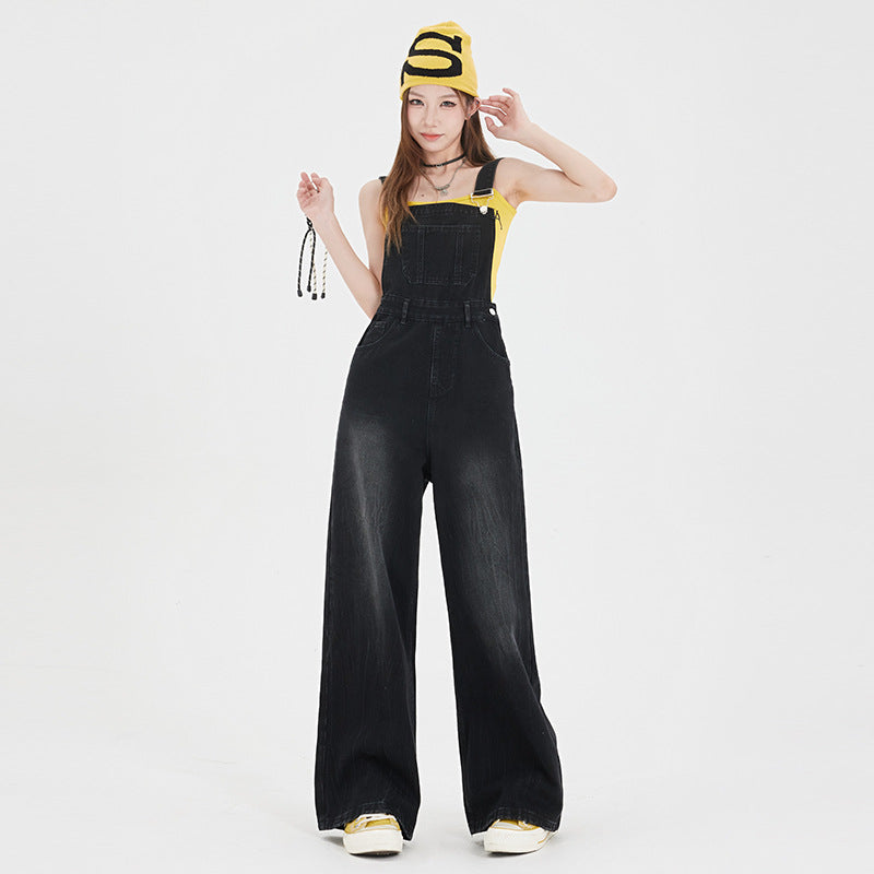 Retro Denim Oversize Women Overalls