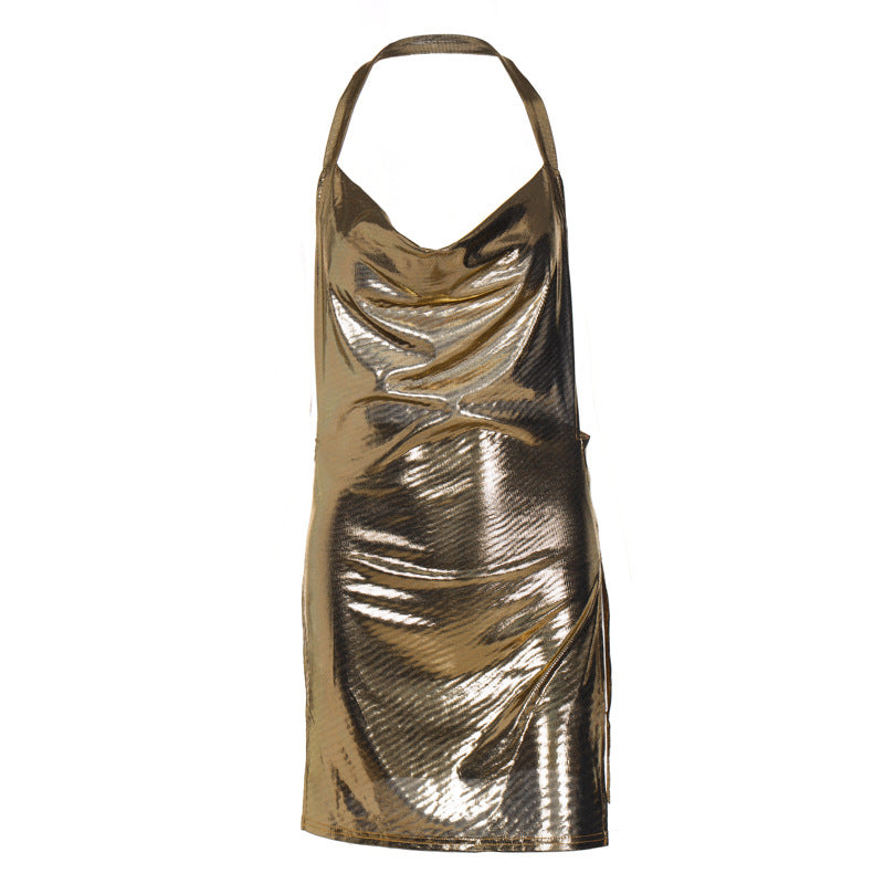 Side Cheek Split Dress