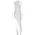 Sexy Sleeveless Asymmetric Dress