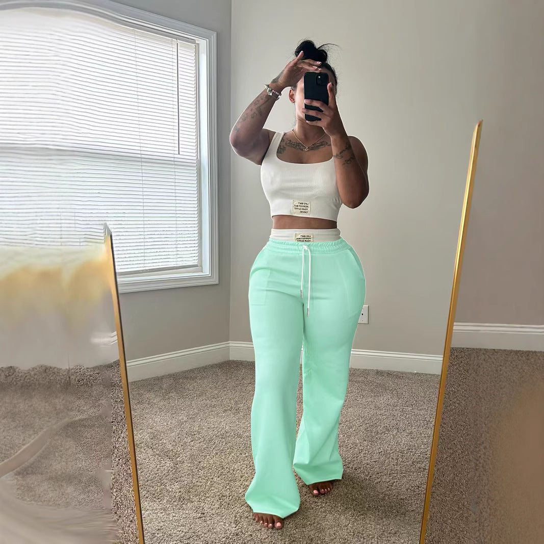Two Piece Color Block Set