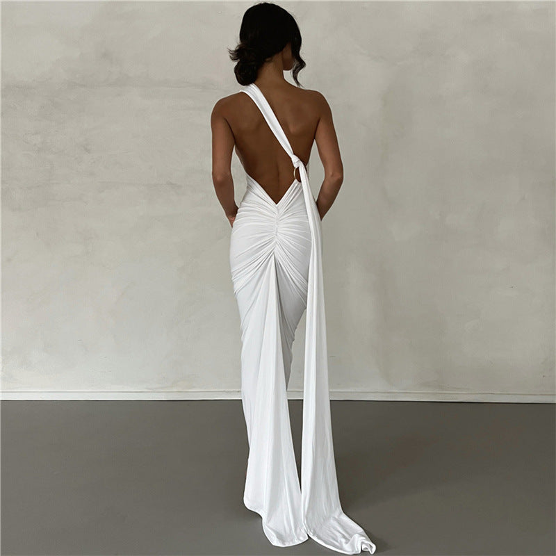 Backless Body Hugging Dress