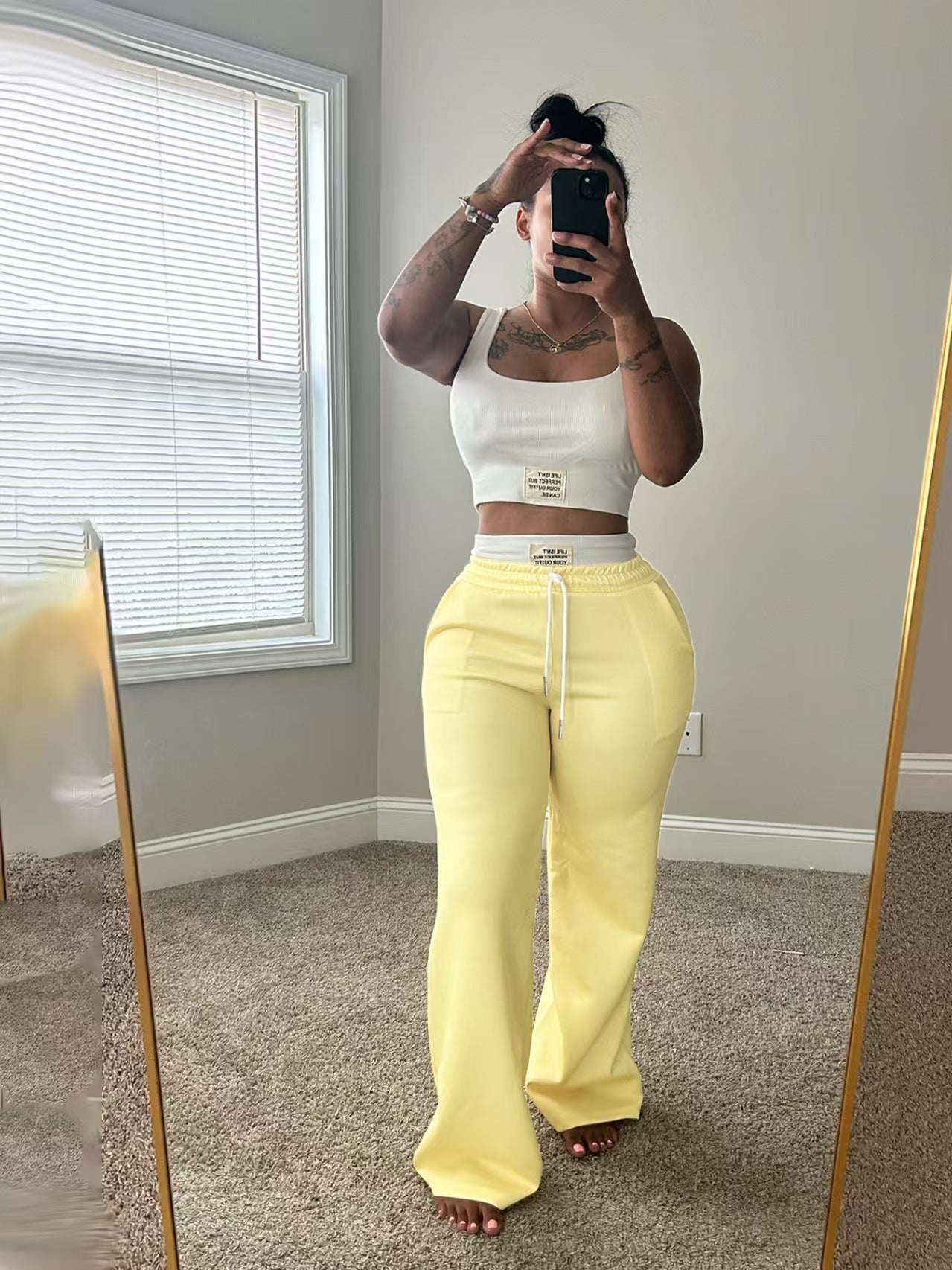 Two Piece Color Block Set
