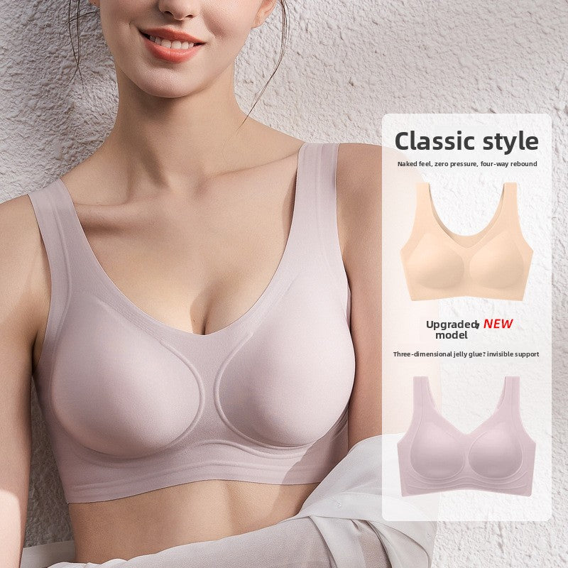 Latex Seamless Supportive Bra