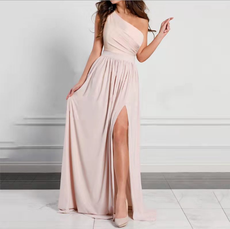 Elegant Party Sleeveless High-Split Dress