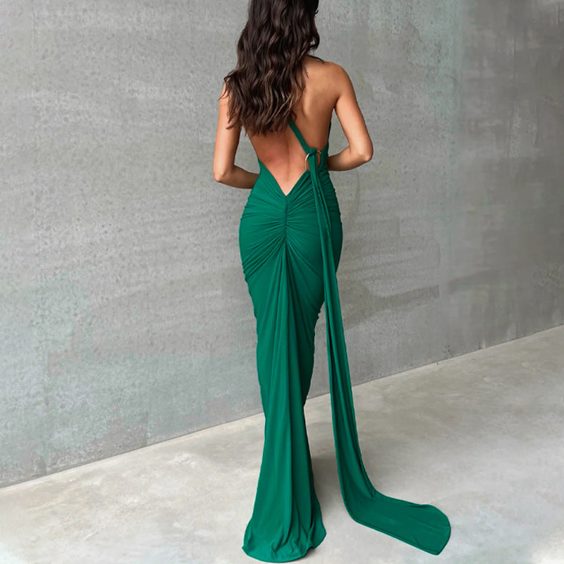 Backless Body Hugging Dress