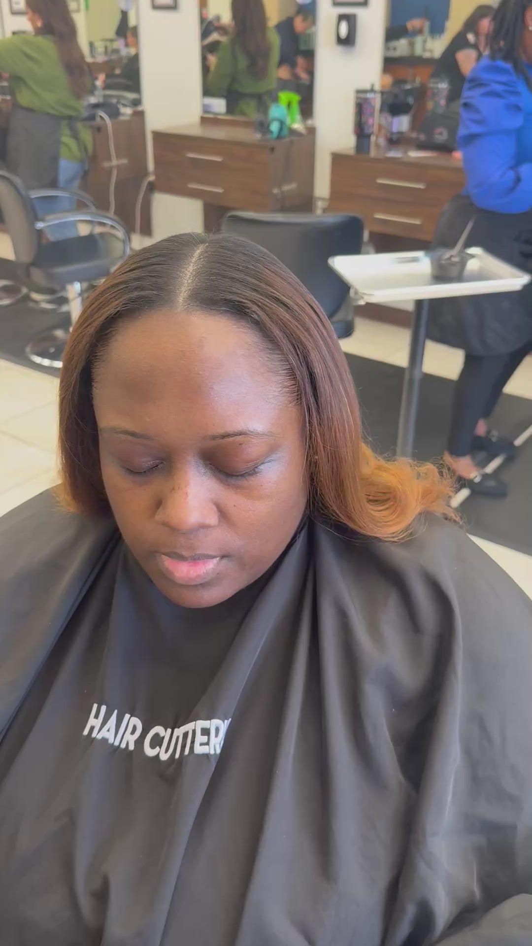 Touch-Up / Blowout w/ Curl or Flat Iron